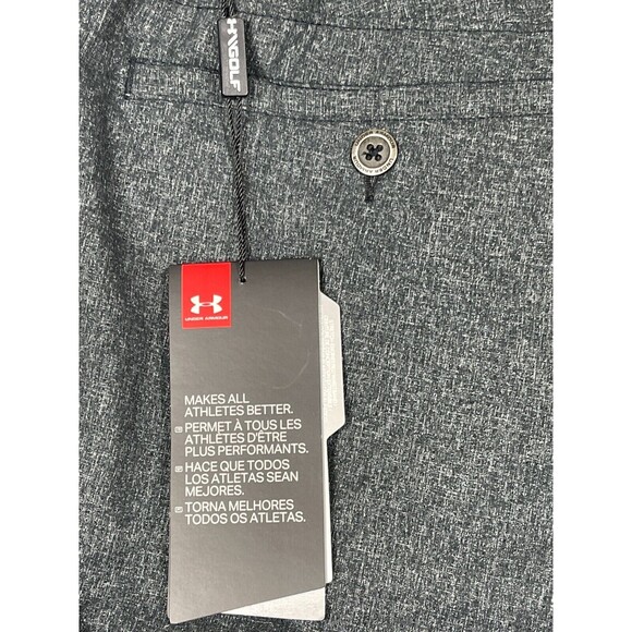 Under Armour Pants Men's 40x30 Gray Showdown Golf Stretch Performance Grip NWT - Picture 7 of 11